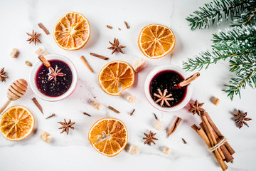 Mulled wine cocktail