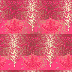 Seamless pattern Lotus