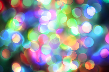 Naklejka premium color christmas lights texture