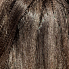 Naklejka premium Hair on girl's head as an abstract background