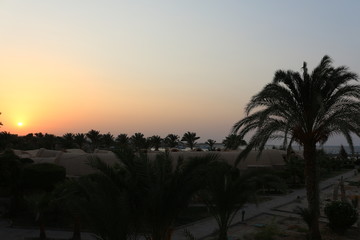 Obraz premium Ägypten Sunset