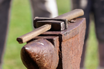 Blacksmith's tools for forging metal