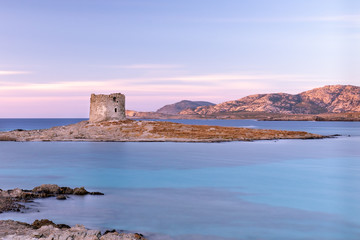 Fototapeta na wymiar Pelosa Tower, Stintino, Sardinia Italy