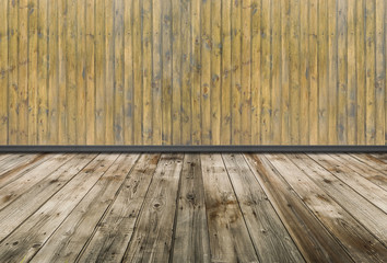 old wooden room, vintage background