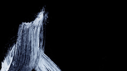 White expressive brush strokes for creative, innovative, interesting backgrounds in zen style