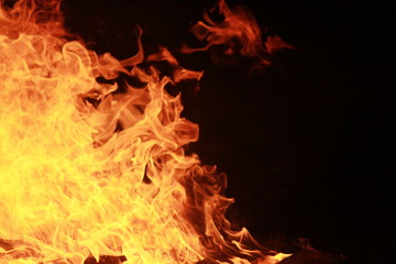 Flame closeup