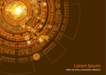 Vector abstract background, design, technology communication, concept, digital business. Template for presentation. Vector illustration