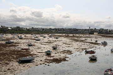 Bretagne. Marea baja