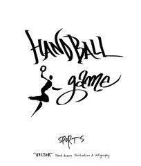 스포츠 포스터 / 손으로 그린 스포츠 그림