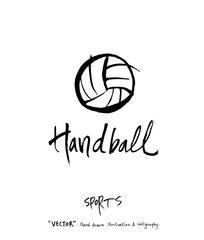 스포츠 포스터 / 손으로 그린 스포츠 그림