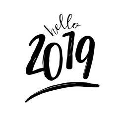 2019 Typographic Design Card