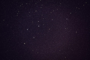 Milky Way stars photographed with wide lens and camera. 