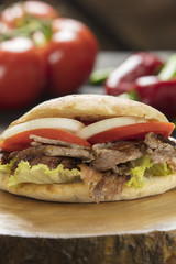 traditional cag kebab döner in turkey