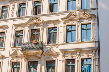 Close-up of a Renaissance building in Germany