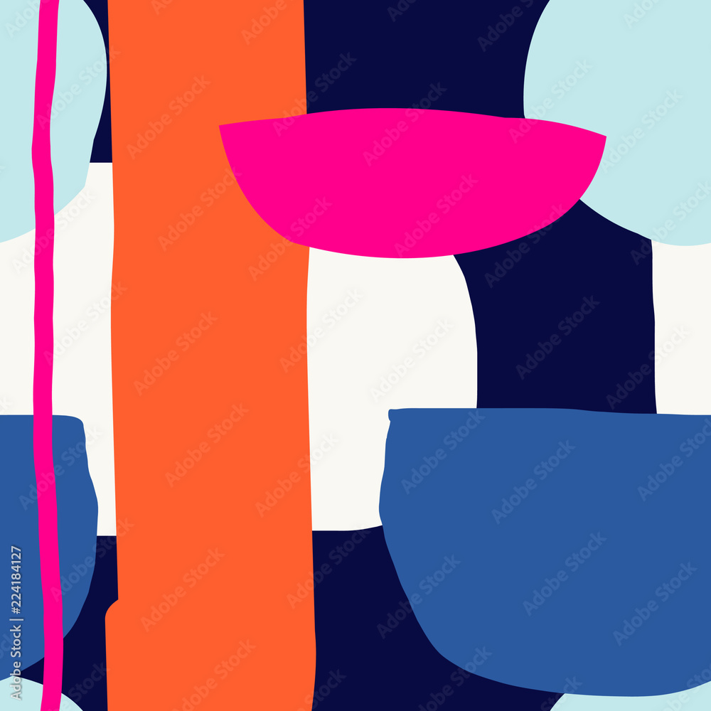 Poster abstract seamless pattern