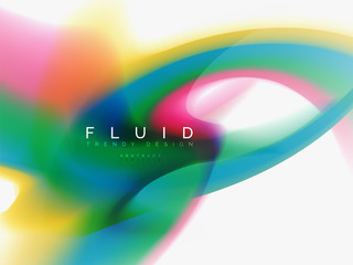 Background abstract - liquid colors wave flow