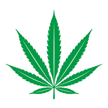 Marijuana vector cannabis leaf weed icon logo clip art illustration graphic