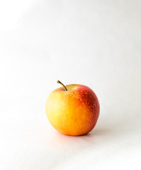 Apple on a white background