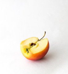 Apple on a white background
