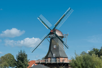 Obraz premium Sielmühle in Westerbur in Ostfriesland