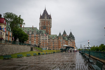 Naklejka premium QUEBEC CITY, QUEBEC / CANADA - JULY 14 2018