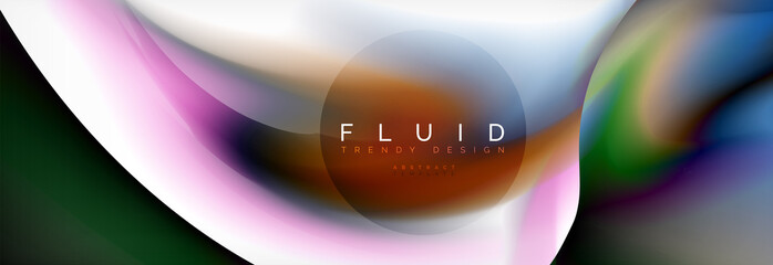 Abstract background holographic liquid colors design