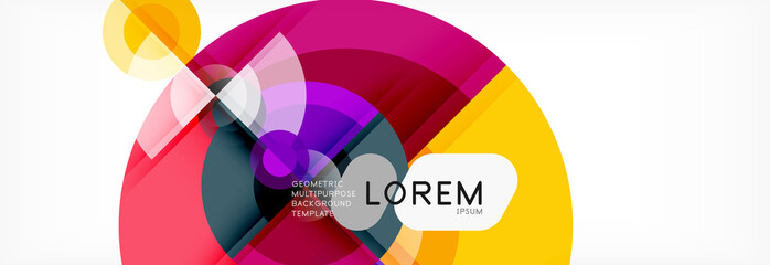 Circle abstract background