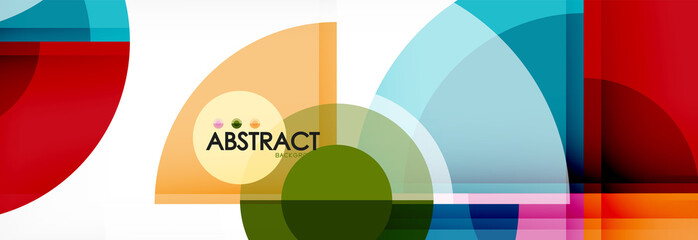 Obraz premium Circle abstract background