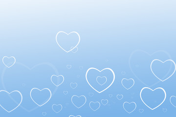 Valentines background with hearts pattern