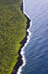 An Aerial Scene Along the Island's East Coast, Maui, Hawaii