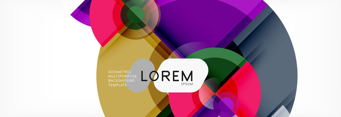 Obraz premium Circle abstract background