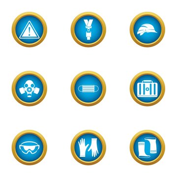 Preservation Icons Set. Flat Set Of 9 Preservation Vector Icons For Web Isolated On White Background