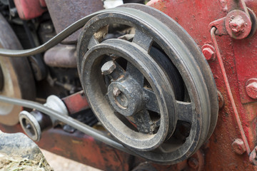 Engine belt, walking tractor
