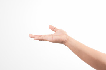 hand man showing invisible items