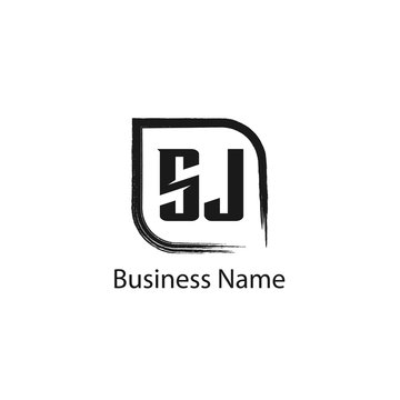 Initial Letter SJ Logo Template Design