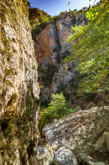 Blick aus der Schlucht Agios Antonios, Kreta, Griechenland