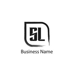 Initial Letter SL Logo Template Design