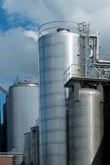 Silos des Friesischen Brauhauses in Jever in Friesland