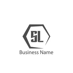 Initial Letter SL Logo Template Design