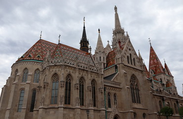 Naklejka na ściany i meble Matthias church in Budapest