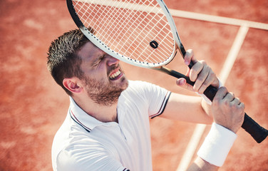 Tennis player. Sport, recreation concept