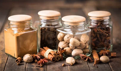 Foto op Aluminium Aromatic spices in the jar  © pilipphoto