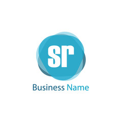 Initial Letter SR Logo Template Design