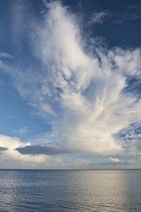 Naklejka na ściany i meble Clouds Over the Ocean