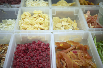 Assorted dried fruits