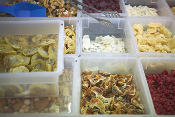 Assorted dried fruits