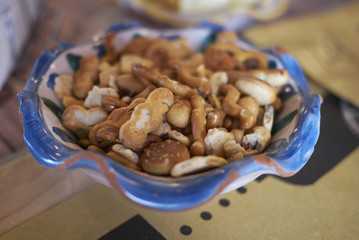 Salted cracker as a starter