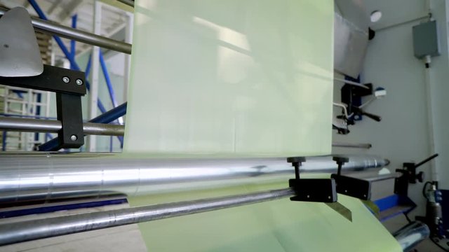 line for the production of polyethylene or polypropylene bags
