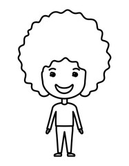 cartoon happy man kawaii character