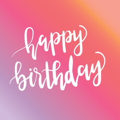 Happy birthday - colorful vector design